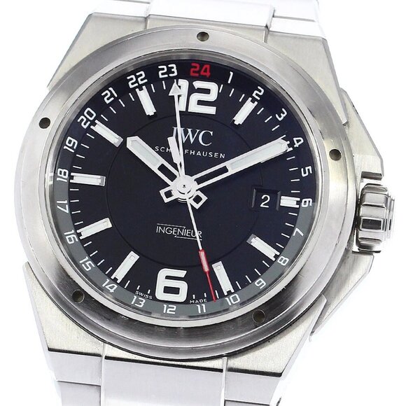 IWC SCHAFFHAUSEN Ingenieur dual time IW324402 GMT Automatic Men's Watch_714896 - Picture 1 of 8